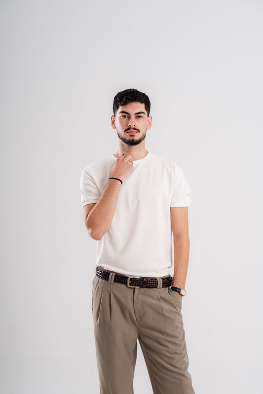 "Il Bianco" Fitted T-Shirt