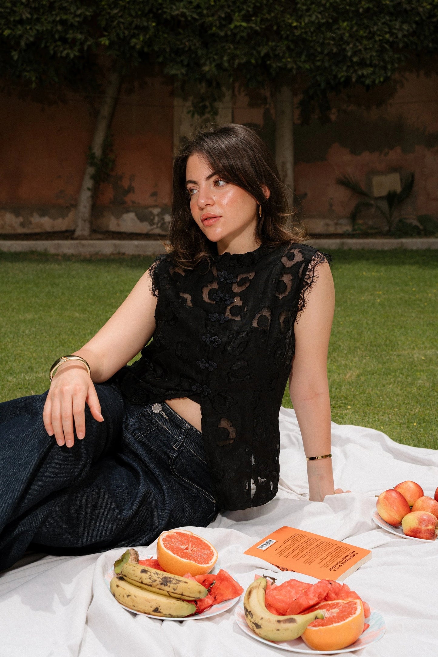 "La Pizzo Nera" Lace Top