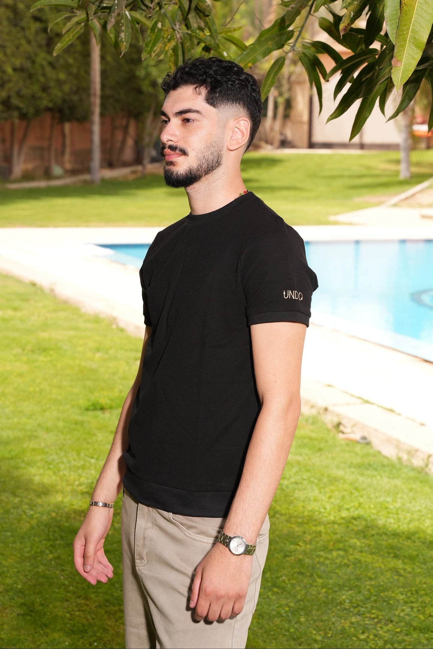 "Il Nero" Fitted T-Shirt