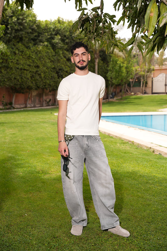 "Il Bianco" Fitted T-Shirt